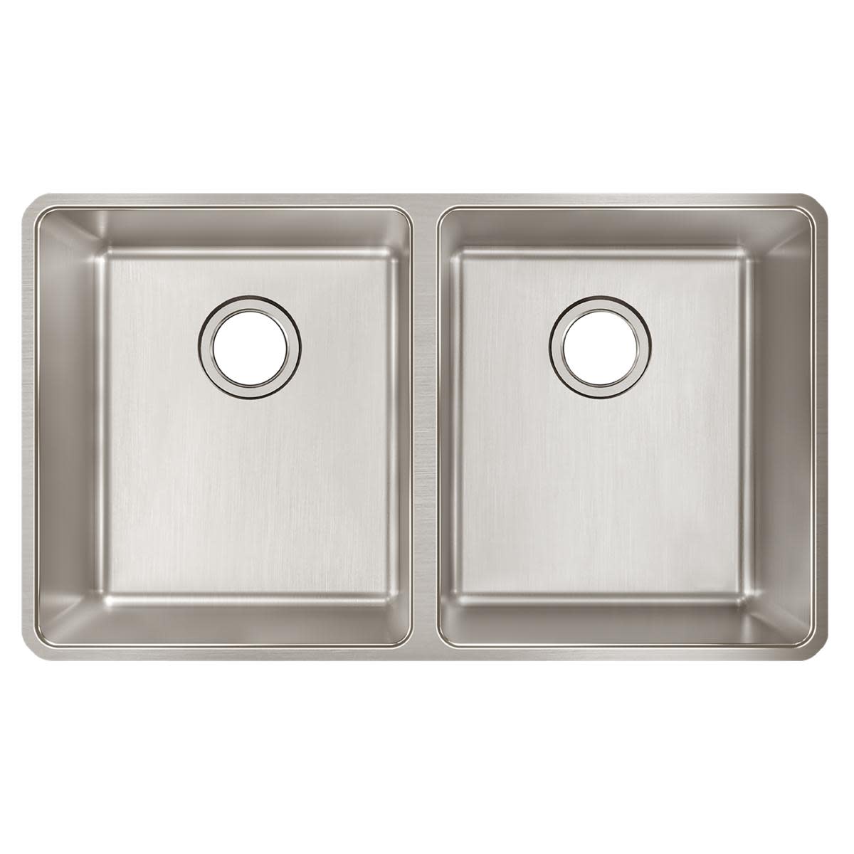 Photos - Kitchen Sink Elkay ELUH3118T Lustertone Iconix 32-3/4" Undermount Double Basin Stainless Steel  Stainless Steel Sinks Kitchen 