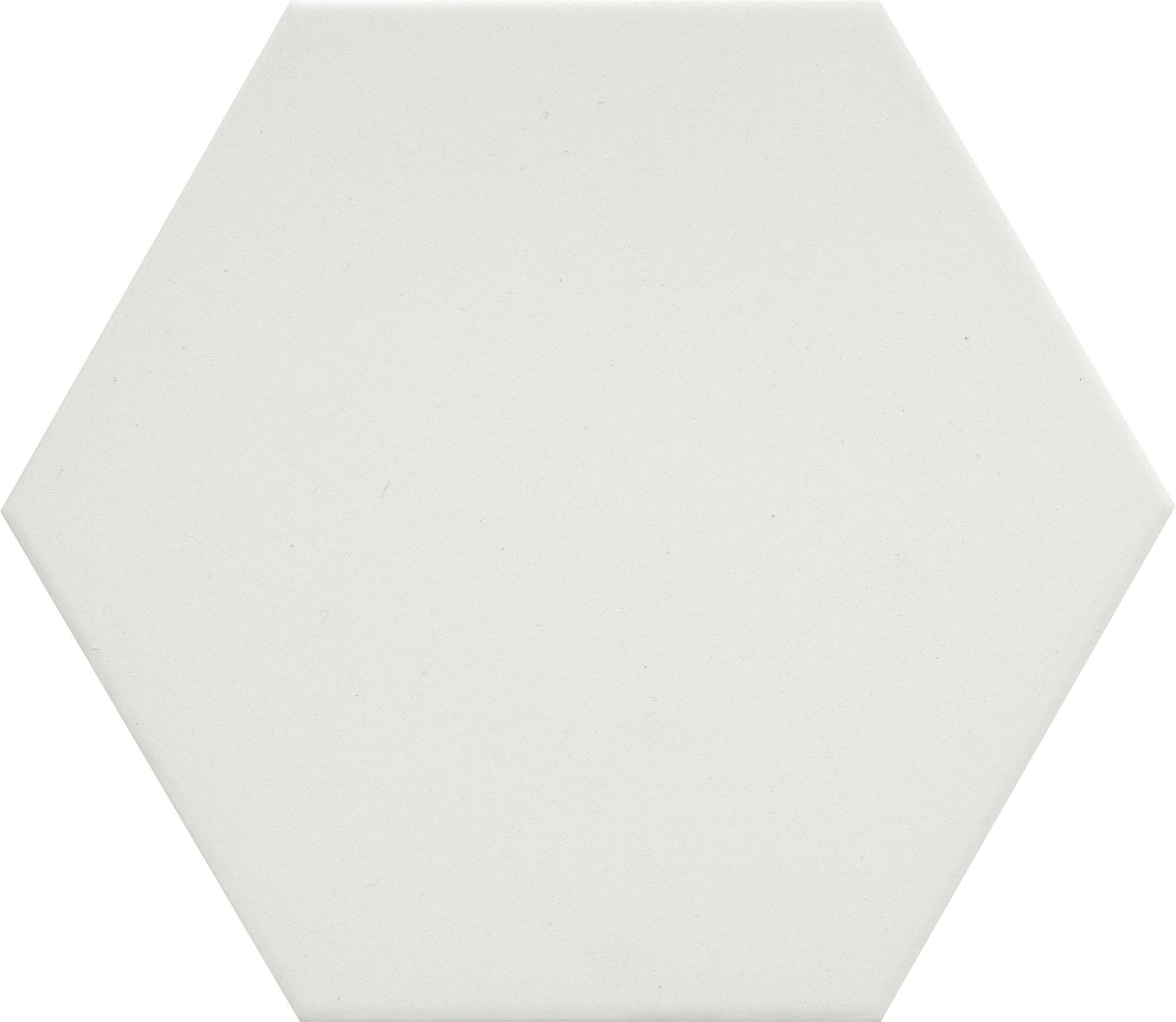 Emser Tile W14ECLIHX0809M Eclissi - 8" x 9" Solid Floor and Wall Tile - Matte Visual - Sold by Carton (9.05 SF/Carton) White Flooring Tile