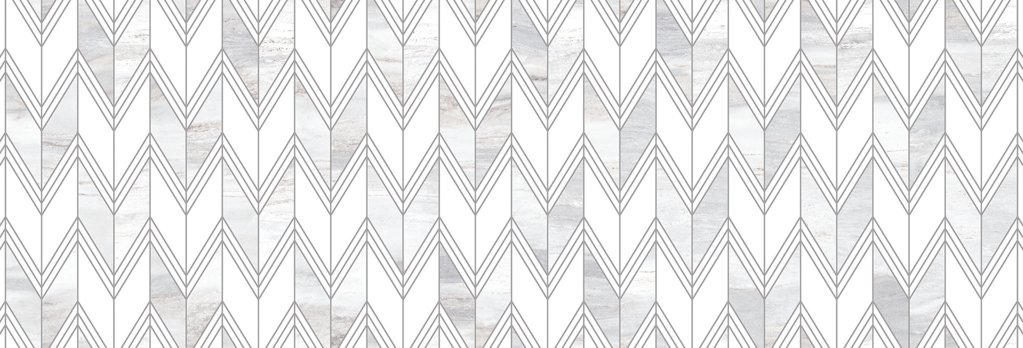 Photos - Tile Kudos Emser W23KUDOCH1647P - 16" x 47" Rectangle Wall - Glossy Chevron Visual - Sold by Carton Pe (15.5 SF/Carton)