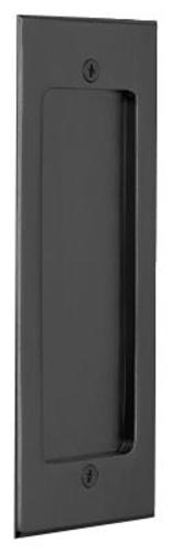 Photos - Other for Repair Emtek 2215 Modern Rectangular 7-1/4 Inch Tall Rectangular Flush Door Pull Flat Black Hardware Accessories and Parts Pocket D 