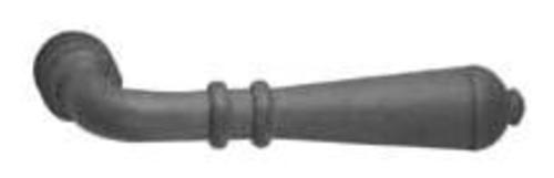 Emtek 720N Normandy Wrought Steel Privacy Leverset Flat Black Door Hardware Door Levers Privacy Door Levers