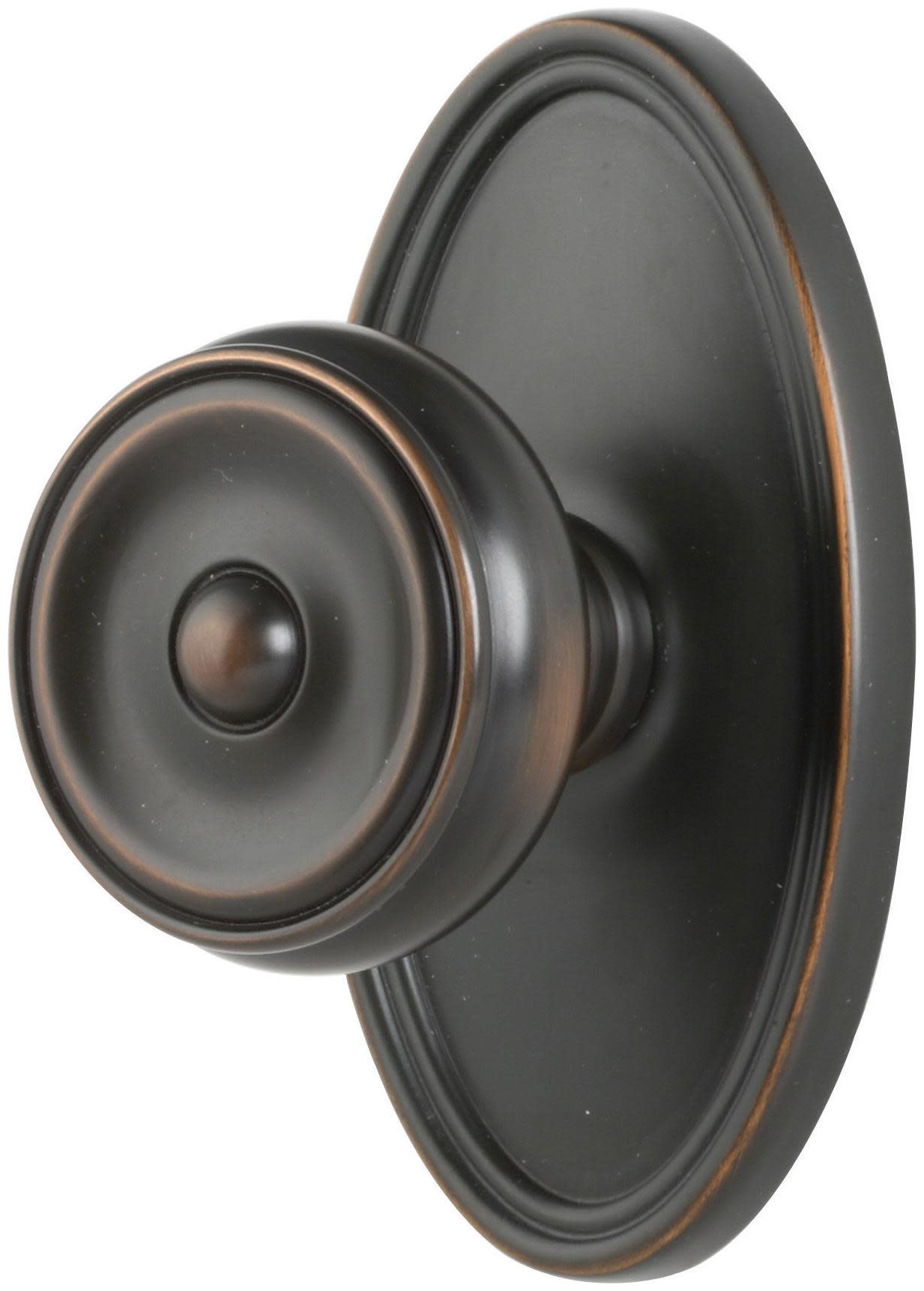 Emtek Waverly Classic Brass Passage Knobset - Oil Rubbed Bronze - 810WUS10B