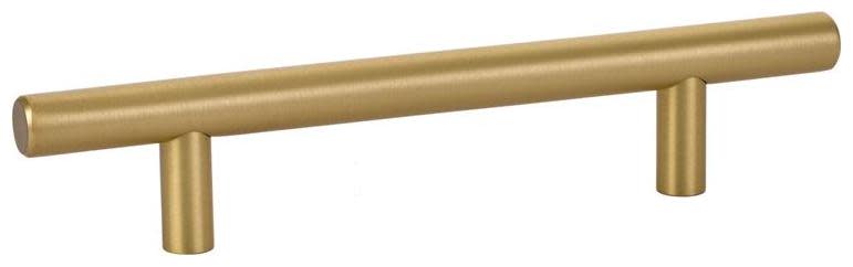 Photos - Furniture Hardware Emtek 86359 Bar 3-1/2 Inch Center to Center Bar Cabinet Pull Satin Brass Cabinet Hardware Pulls Bar 