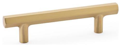 Photos - Furniture Hardware Emtek 86461 Mod Hex 6 Inch Center to Center Bar Cabinet Pull from the Urban Modern Collection Satin Brass Cabinet Hardware P 