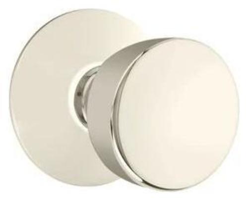 Emtek M520LAU Laurent Mortise Privacy Door Knob Set and Lock Body with Magnetic Latch Polished Nickel Door Hardware Mortise Locks Privacy Mortise