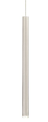 Eurofase Lighting 34164 Navada 1" Wide LED Mini Pendant Satin Nickel Indoor Lighting Pendants