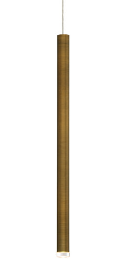 Eurofase Lighting 34164 Navada 1" Wide LED Mini Pendant Antique Brass Gold Indoor Lighting Pendants