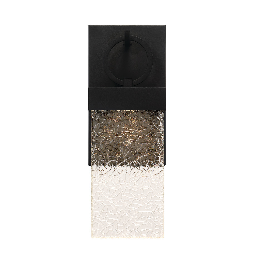 Photos - Floodlight / Street Light Eurofase Lighting 41905 Vasso 20" Tall LED Outdoor Wall Sconce Satin Black Outdoor Lighting Wall Sconces 41905-012