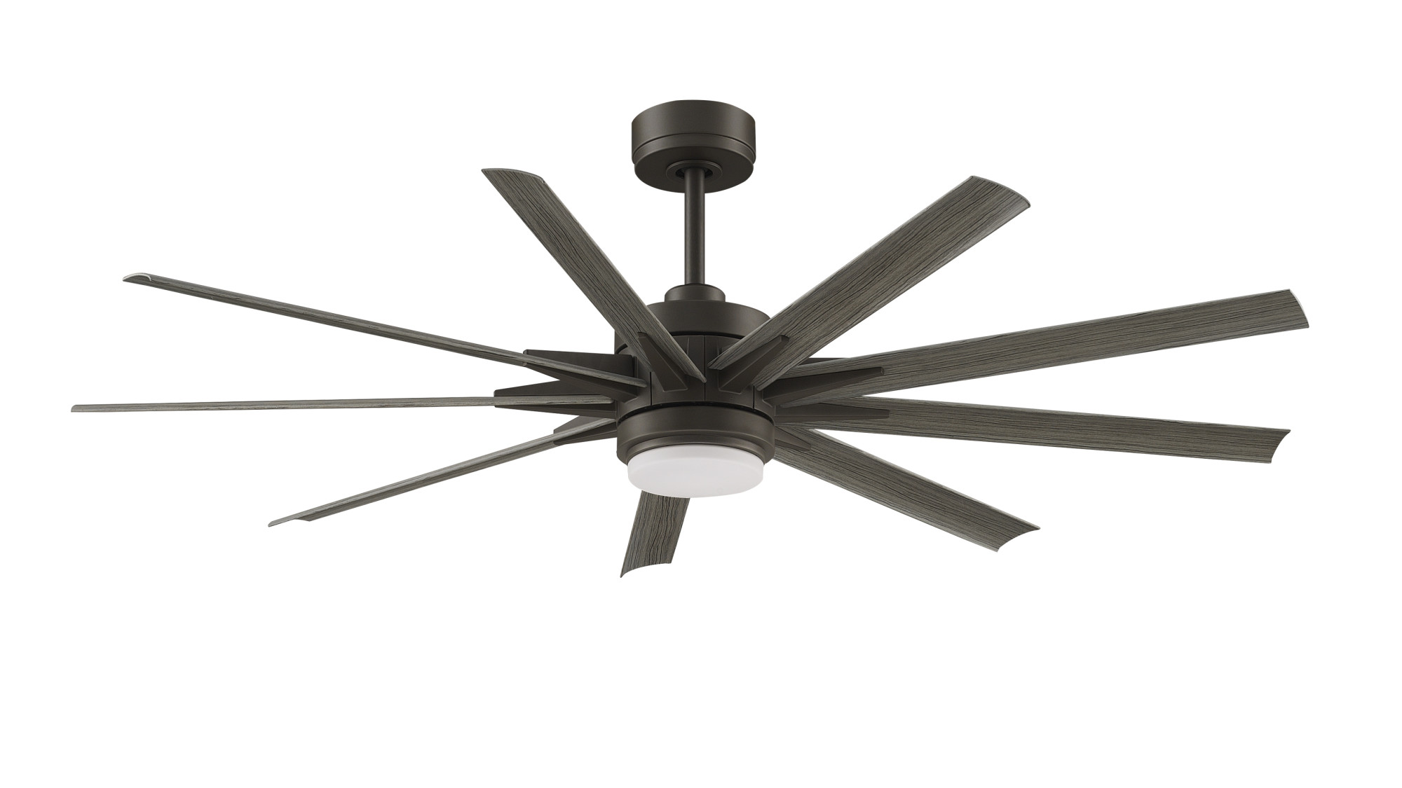 Photos - Fan Custom imation Odyn -KIT-64-LK Odyn  64" 9 Blade Indoor / Outdoor DC Motor Ceiling  - Remote Control and LED Ligh 