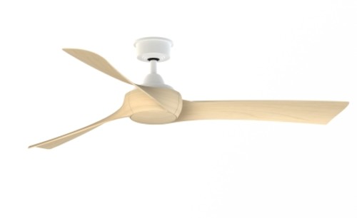 Photos - Fan Custom imation Wrap -KIT-60 Wrap  60" 3 Blade Indoor / Outdoor Ceiling  with Remote Control Matte White / Natural 