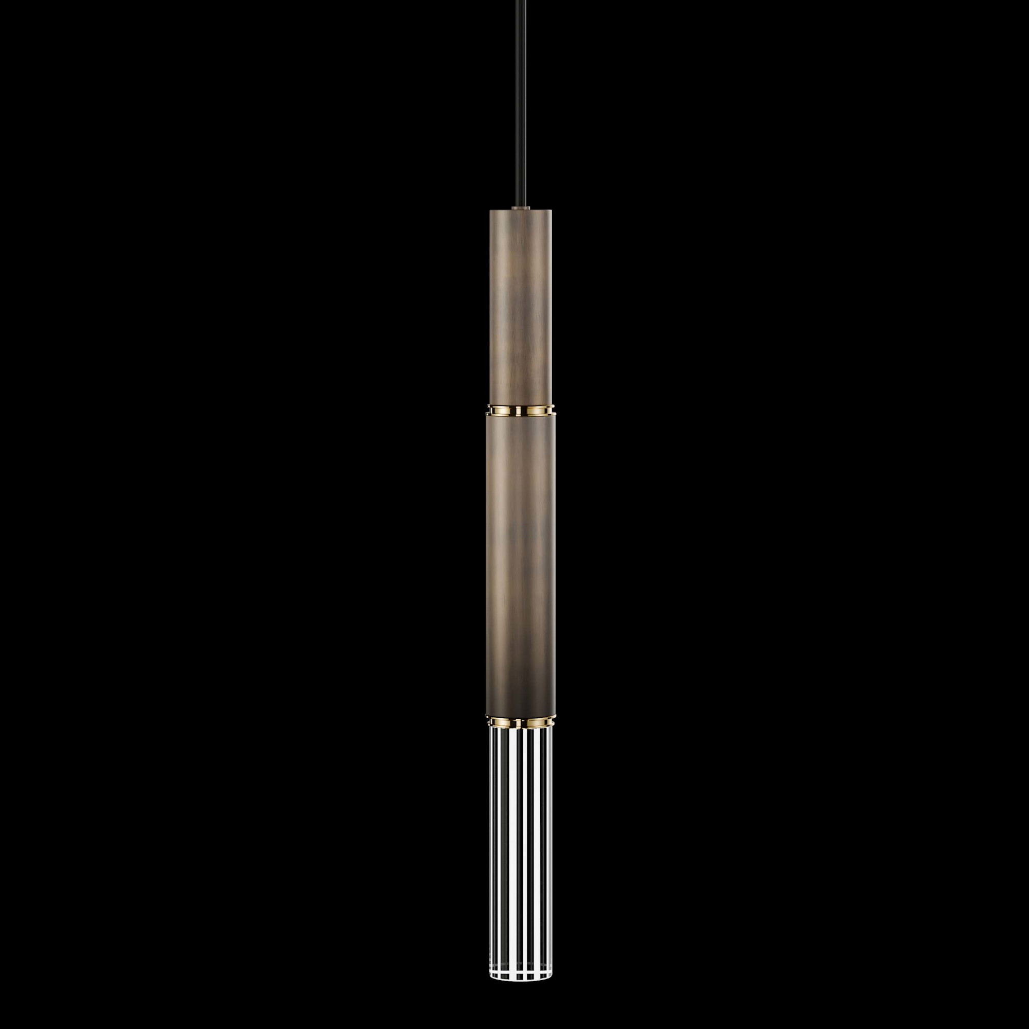Fine Art Handcrafted Lighting 100015 Antonia 7" Wide LED Mini Pendant Bronze / Brass / No Skin Indoor Lighting Pendants