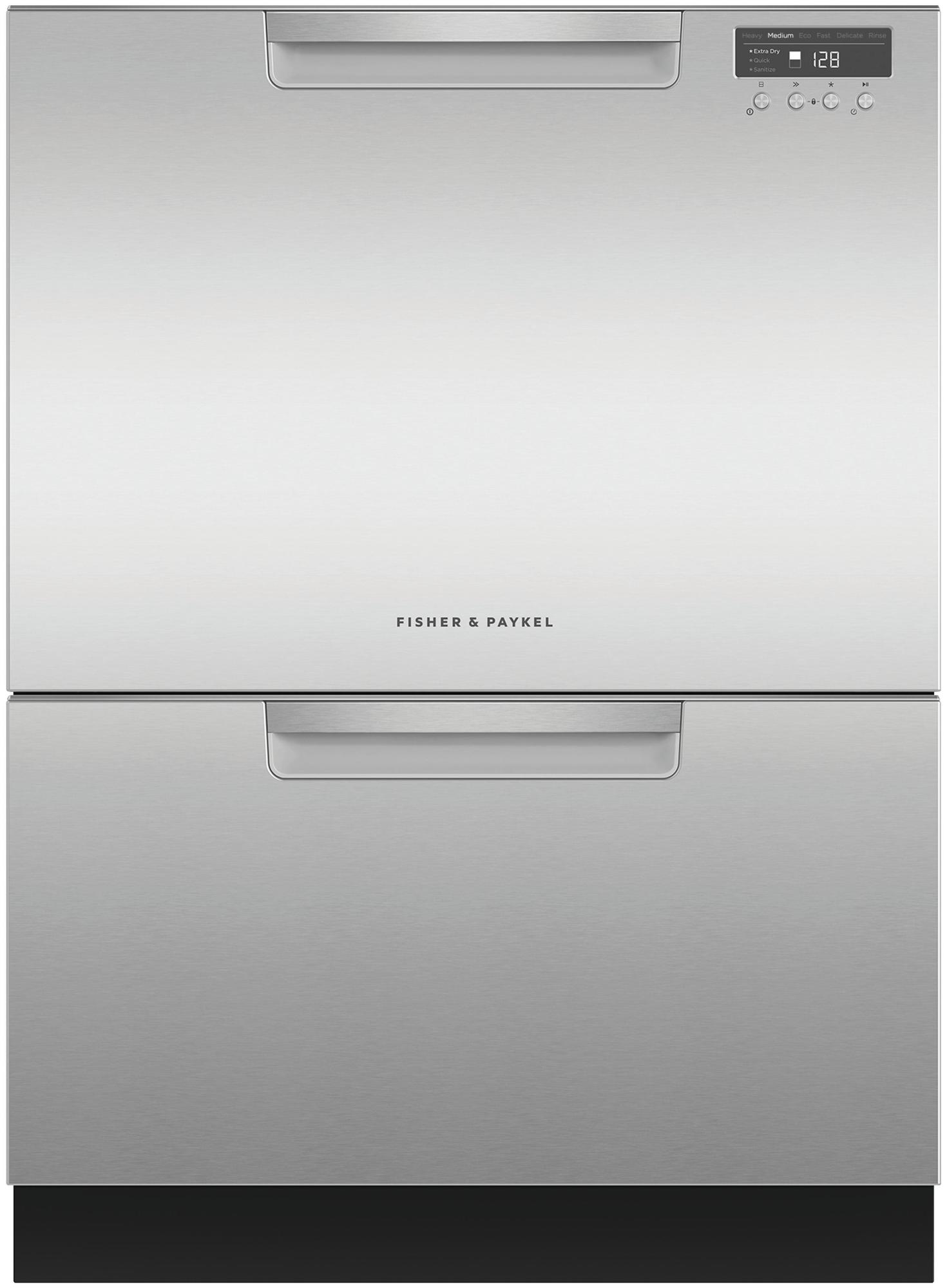 Photos - Integrated Dishwasher Fisher & Paykel Fisher and Paykel DD24DCHTX9 N DishDrawer 24 Inch Wide 14 Place Setting Energy Star Rated Built-In Top Control Dishwasher wi