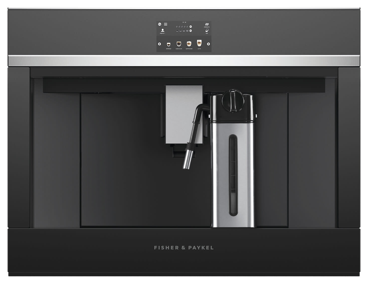 Photos - Built-In Coffee Maker Fisher & Paykel Fisher and Paykel EB24DS1 Series 9 32 Oz. Programmable 13 Setting Built in Coffee Machine with Conical Bur Grinder Stainless 