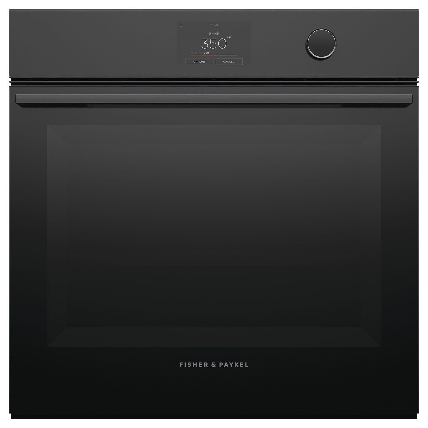Photos - Oven Fisher & Paykel Fisher and Paykel OB24SMPTD1 Series 9 24 Inch Wide 3 Cu. Ft. Electric Single  Black Cooking Appliances Wall s Single 