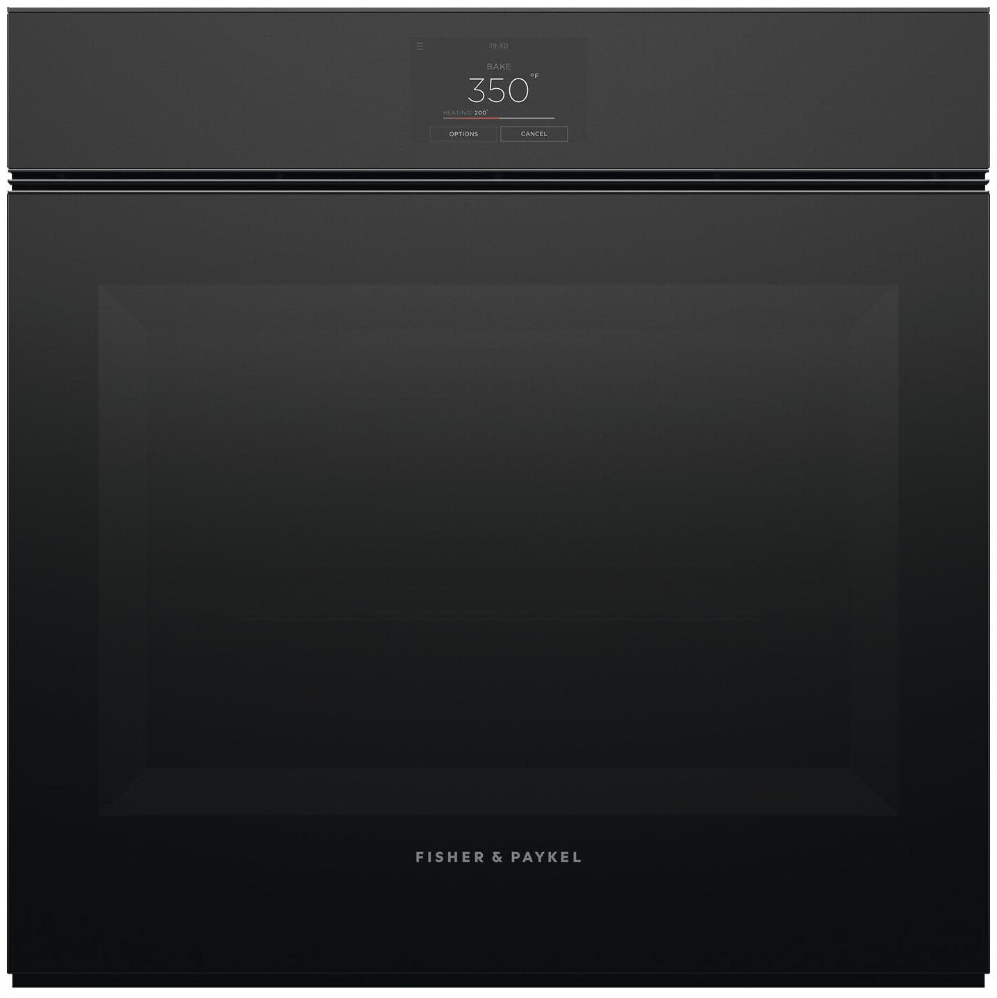 Photos - Oven Fisher & Paykel Fisher and Paykel OB24SMPTNB1 9 Series Minimal 24 Inch Wide 2.5 Cu. Ft. Electric Single  with AeroTech Technology and Ai 