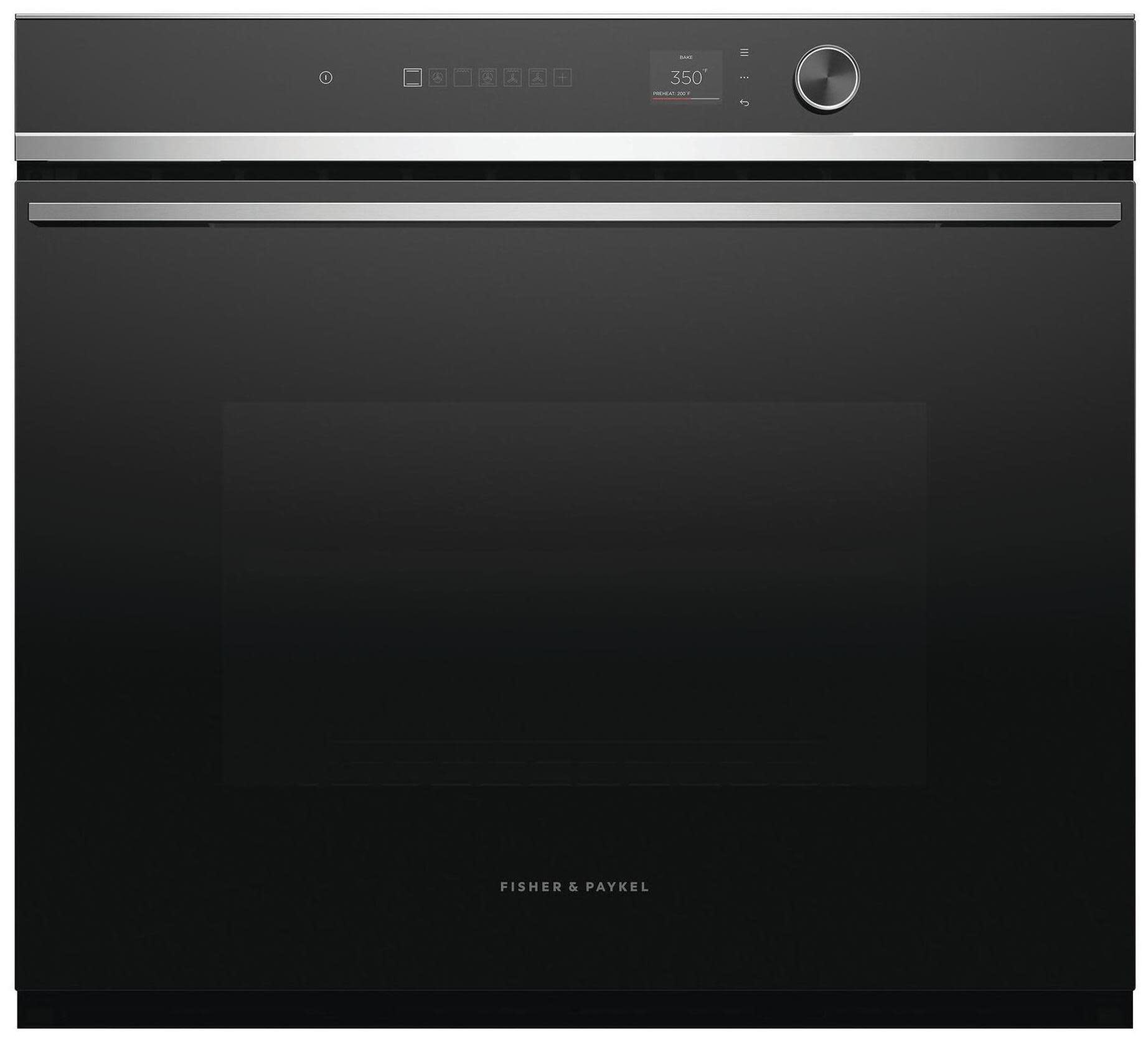 Photos - Oven Fisher & Paykel Fisher and Paykel OB30SD14PL1 Contemporary 30 Inch Wide 4 Cu. Ft. Electric Single  with Air Fry Stainless Steel Cooking 