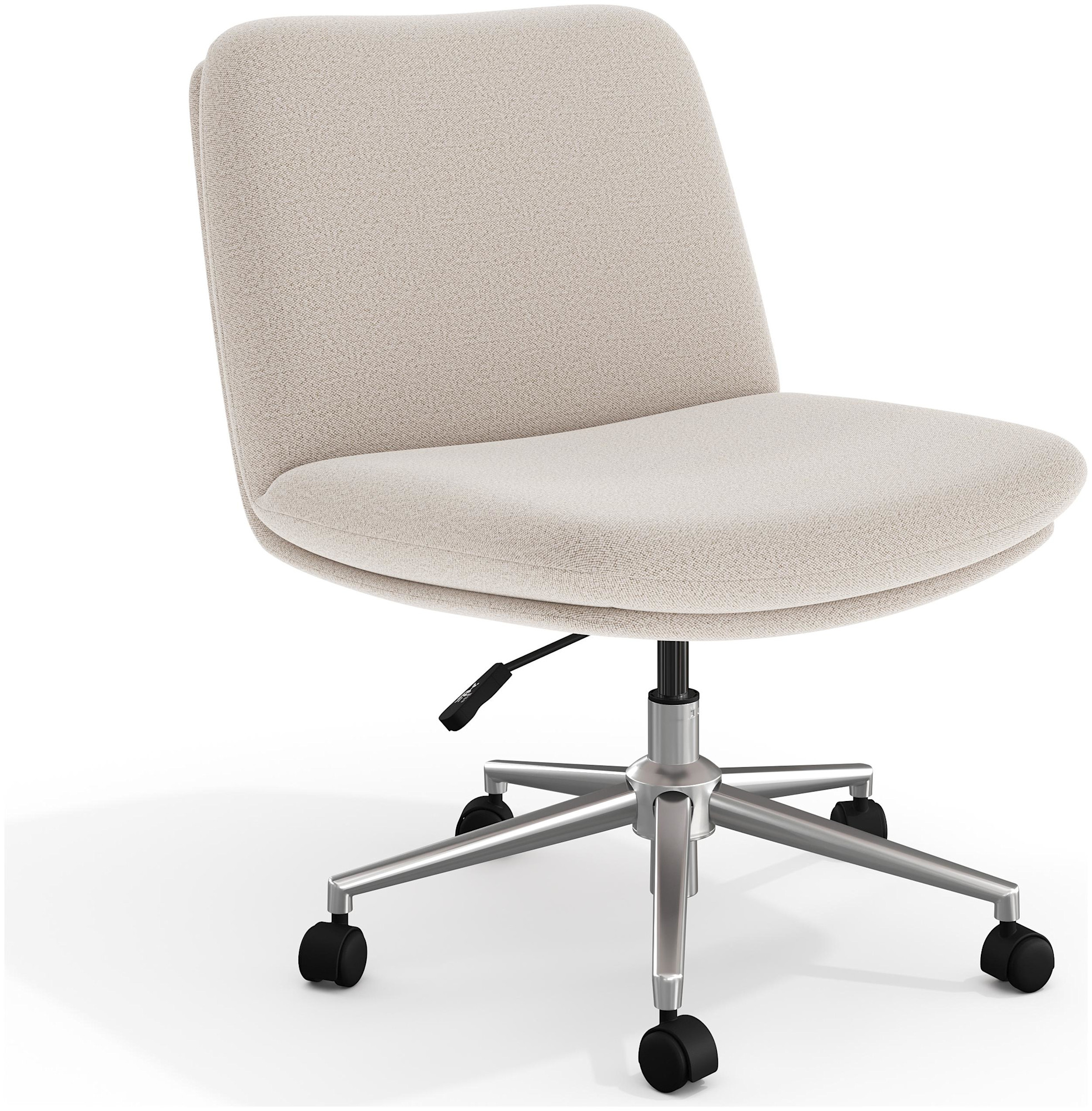 Photos - Chair Flash Furniture CH-232196-2-MS Eloise 29" Wide Metal Framed Office  Gray White Indoor Furniture s Office CH-232196 