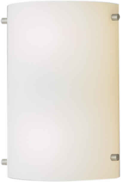 Forte Lighting 55000-01 Functional Energy Efficient Wall Washer Sconce Brushed Nickel Indoor Lighting Wall Sconces Wall Washers