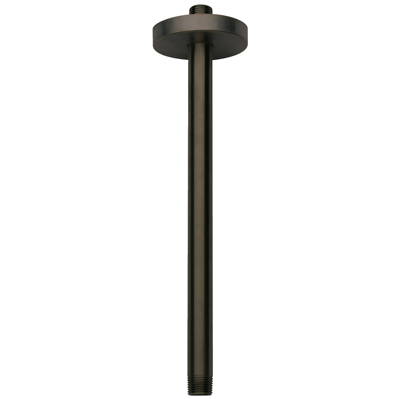 Photos - Shower Riser Rail & Head Holder Fortis 5074412 12" Ceiling Mounted Shower Arm with Flange Matte Black Bath and Shower Accessories Shower Components Shower A 