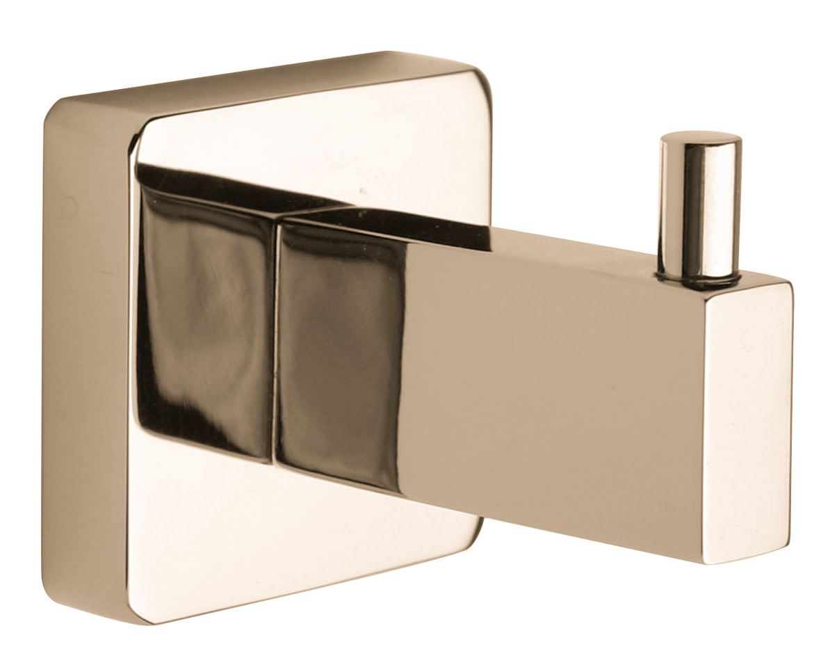 Photos - Towel Holder Fortis 8401100 Scala Single Robe Hook Brushed Gold Bathroom Hardware and Accessories Bathroom Hardware Robe Hooks 8401100BG 