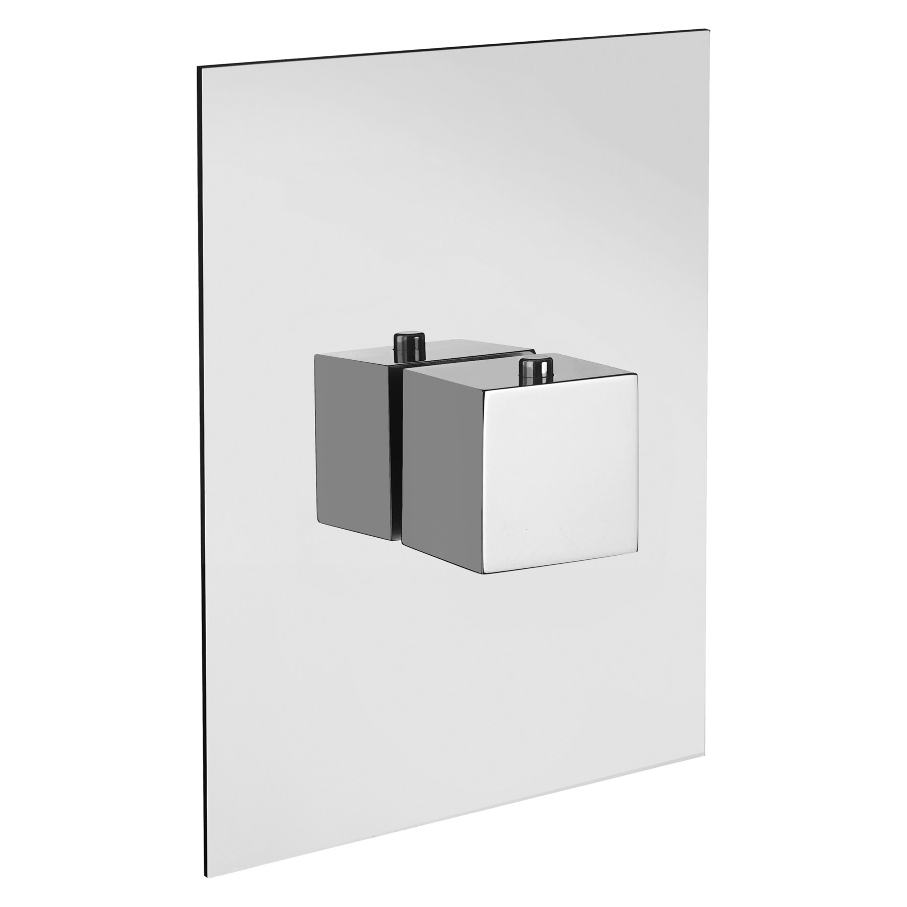 Photos - Shower System Fortis 84711SQ Scala Thermostatic Valve Trim Only with Single Knob Handle and Volume Control - Less Rough In Polished Chrome 