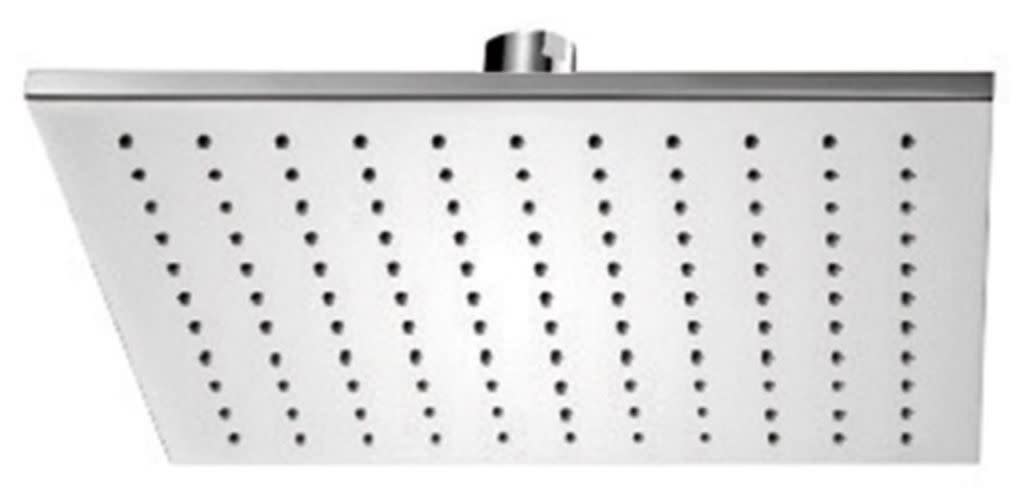Photos - Shower System Fortis 84760S2C Doccia 1.8 GPM Single Function Rain Shower Head Polished Chrome Showers Shower Heads Single Function 84760S2 