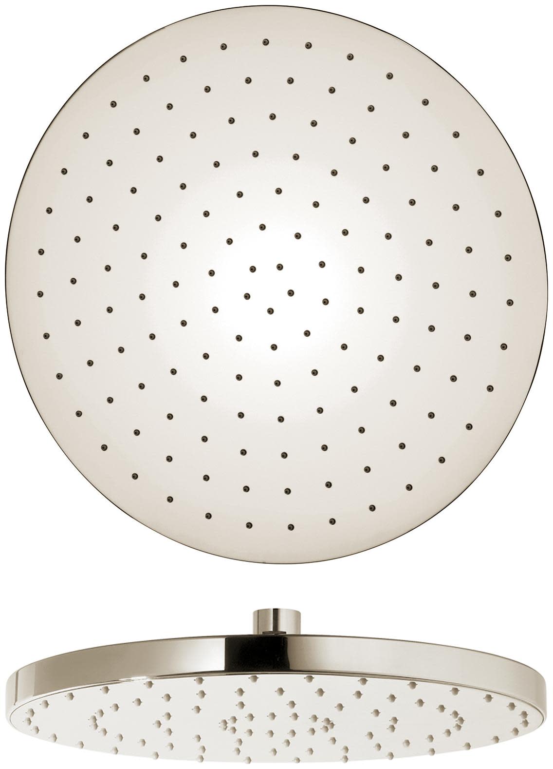 Photos - Shower System Fortis 92760S10C Rilassante 1.8 GPM Single Function Rain Shower Head Polished Chrome Showers Shower Heads Single Function 92 