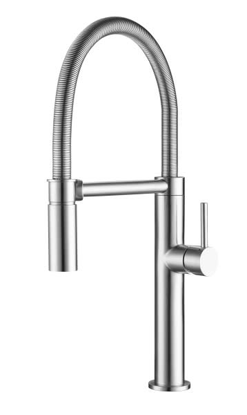 Franke FFPD4350 Pescara Single Handle Pull-Down Kitchen Faucet with Magnetic Sprayer Dock Stainless Steel Faucet Kitchen Single Handle