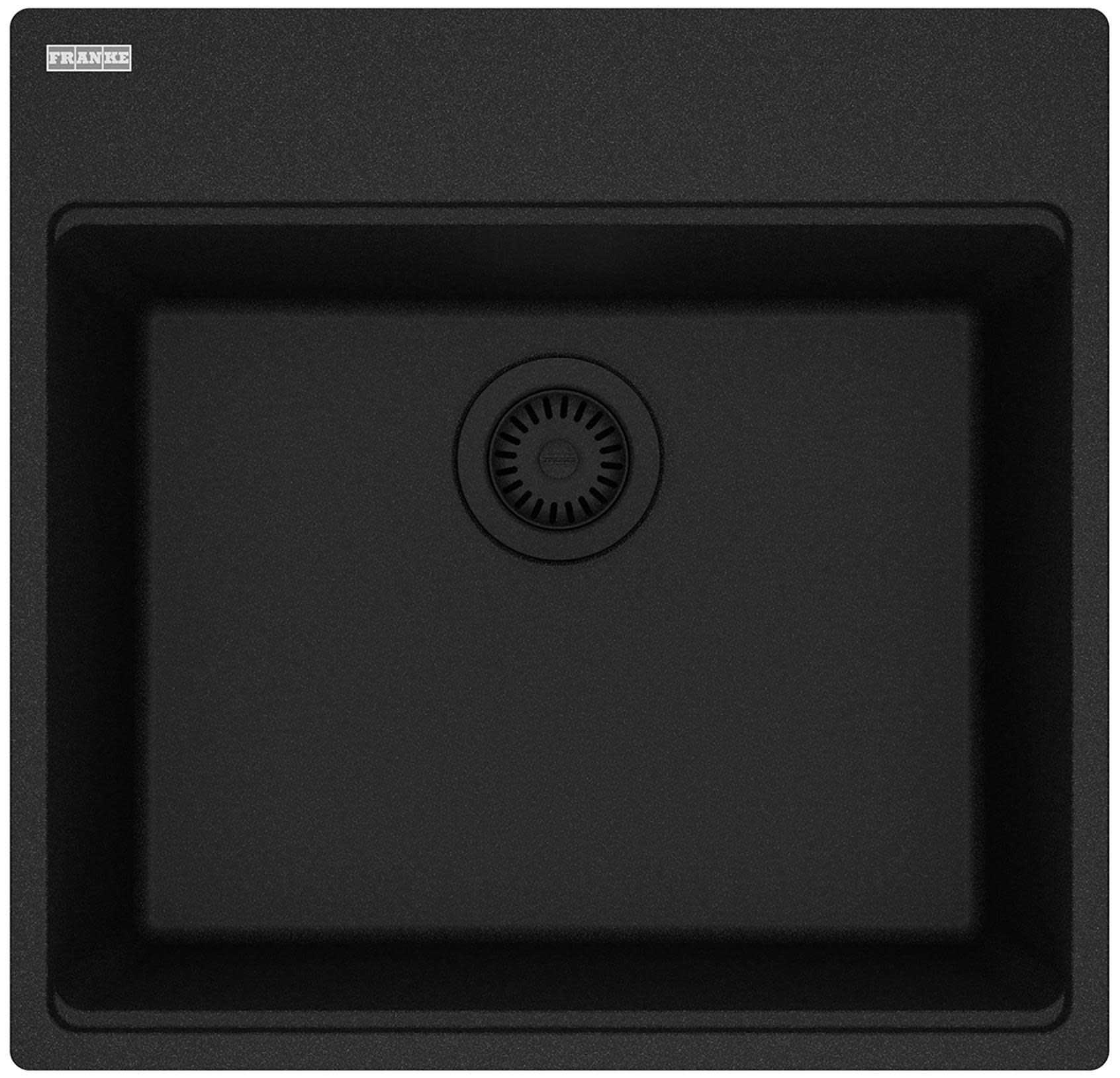 Photos - Kitchen Sink Franke MAG61020 Maris 21-5/8" Drop In Single Basin Granite  Onyx Sinks s MAG61020-ONY 
