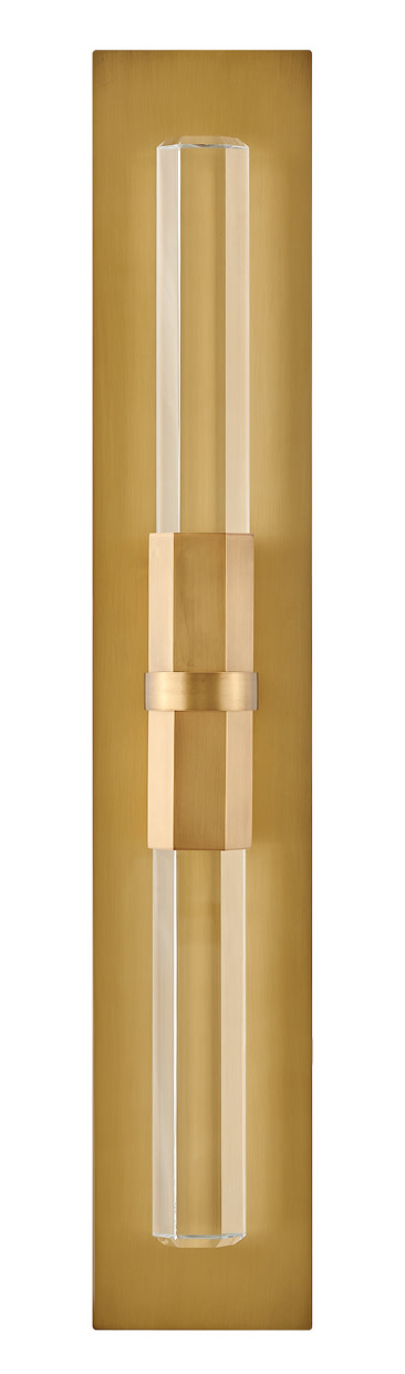 Photos - Chandelier / Lamp Heritage Fredrick Ramond FR30600 Cecily 29" Tall LED Wall Sconce  Brass Indoor Lighting Wall Sconces FR30600HBR 