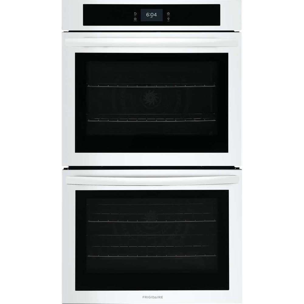 Photos - Oven Frigidaire FCWD3027A 30 Inch Wide 10.6 Cu. Ft. Electric Double  with Self Clean and Custom Broil Temp Setting White Cook 