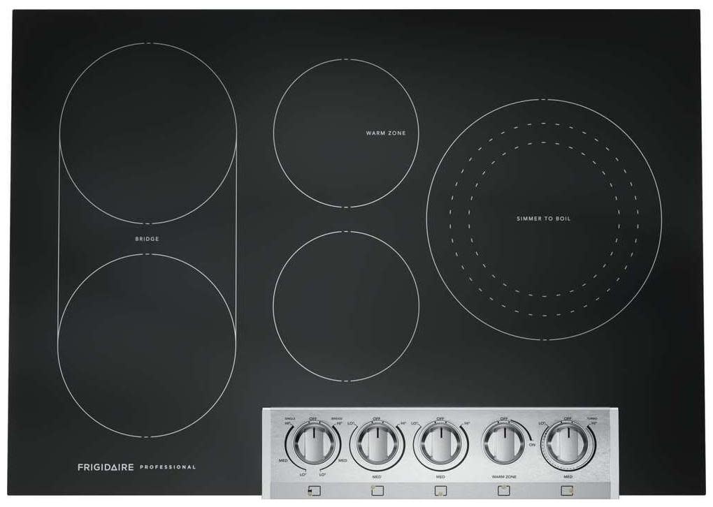 Photos - Hob Frigidaire PCCE3080A Professional Series 30 Inch Wide 5 Burner Electric Cooktop with EvenTemp Element Stainless Steel Cookin 
