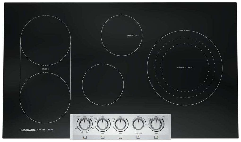 Photos - Hob Frigidaire PCCE3680A Professional Series 36 Inch Wide 5 Burner Electric Cooktop with EvenTemp Element Stainless Steel Cookin 
