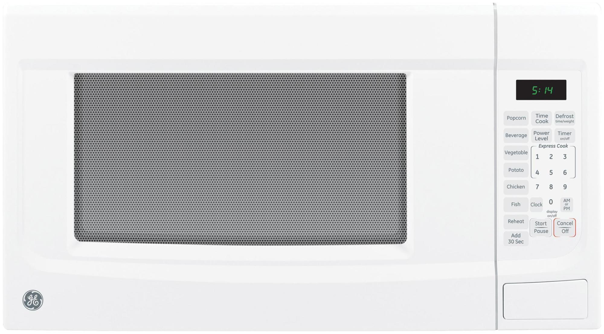 Photos - Microwave General Electric GE GCST14S1W 22 Inch Wide 1.4 Cu. Ft. 1100 Watt Countertop with Instant On Controls White Cooking Appliances Micro