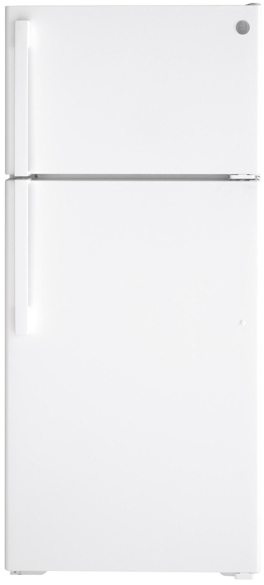 Photos - Fridge General Electric GE GTS17G 28 Inch Wide 16.6 Cu. Ft. Top Freezer Refrigerator with LED Lighting and Sliding Deli Drawer White Refrigeration A 