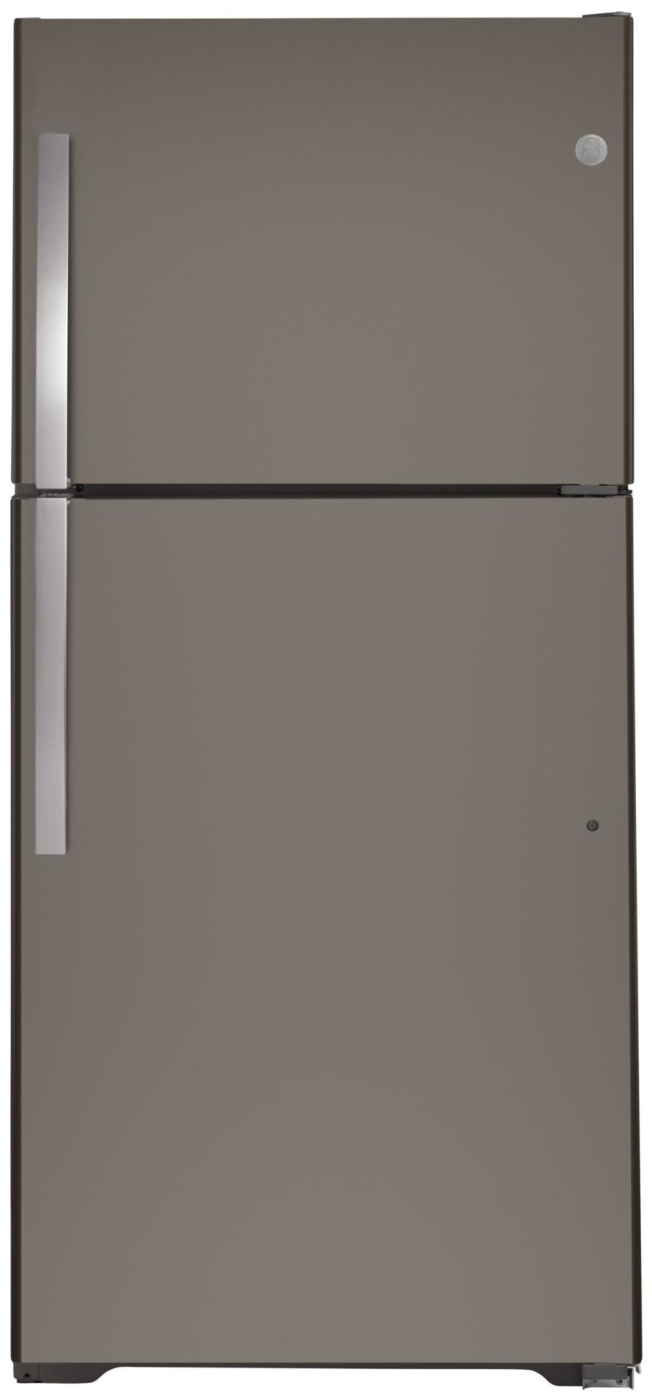 Photos - Fridge General Electric GE GTS22KFPR 33 Inch Wide 21.9 Cu. Ft. Fingerprint Resistant Top Mount Refrigerator with LED Lighting and Edge-to-Edge Glass 