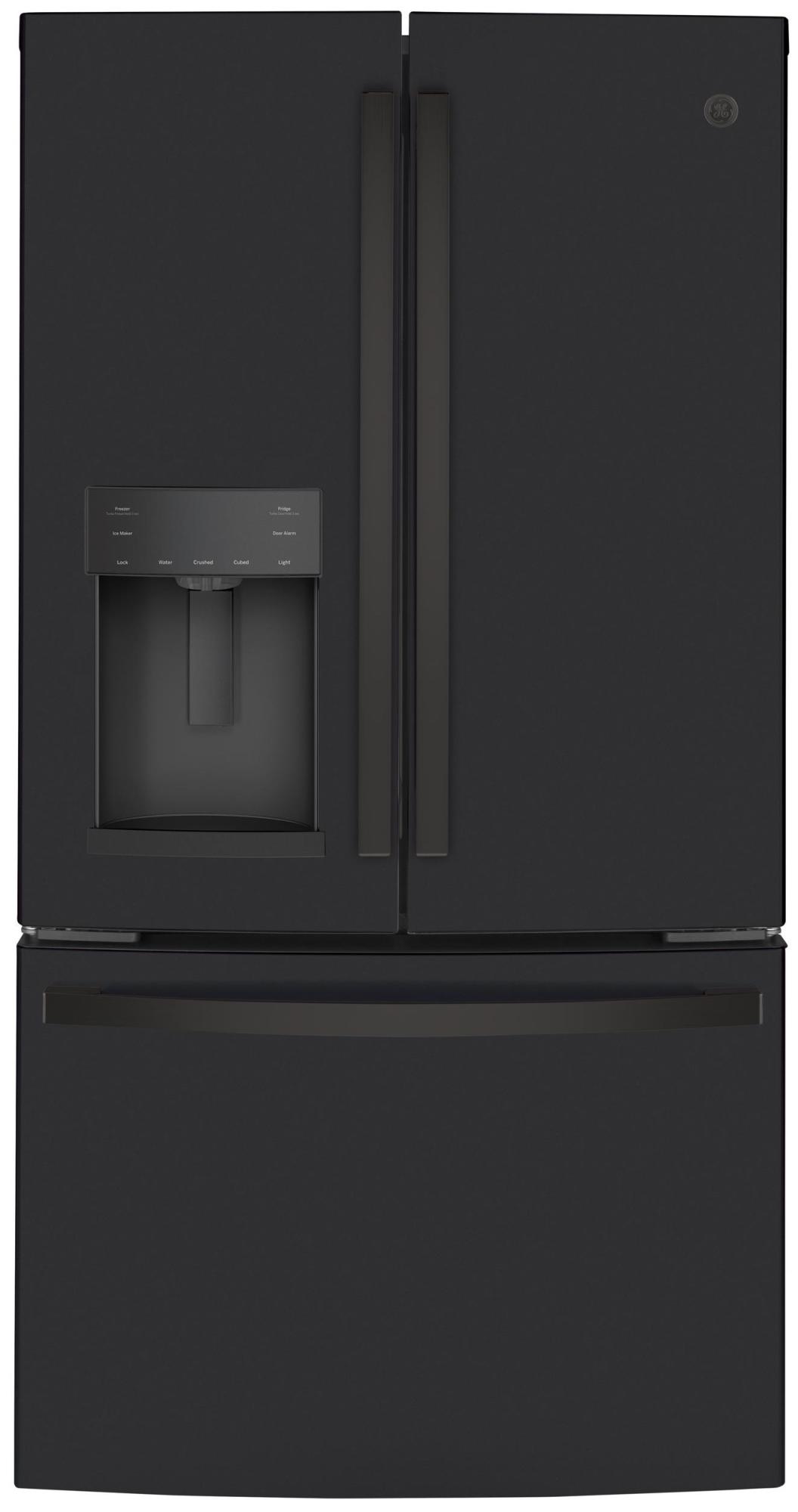 Photos - Fridge General Electric GE GYE22GFPR 36 Inch Wide 22.1 Cu. Ft. Energy Star Rated Fingerprint Resistant Counter Depth French Door Refrigerator with S 