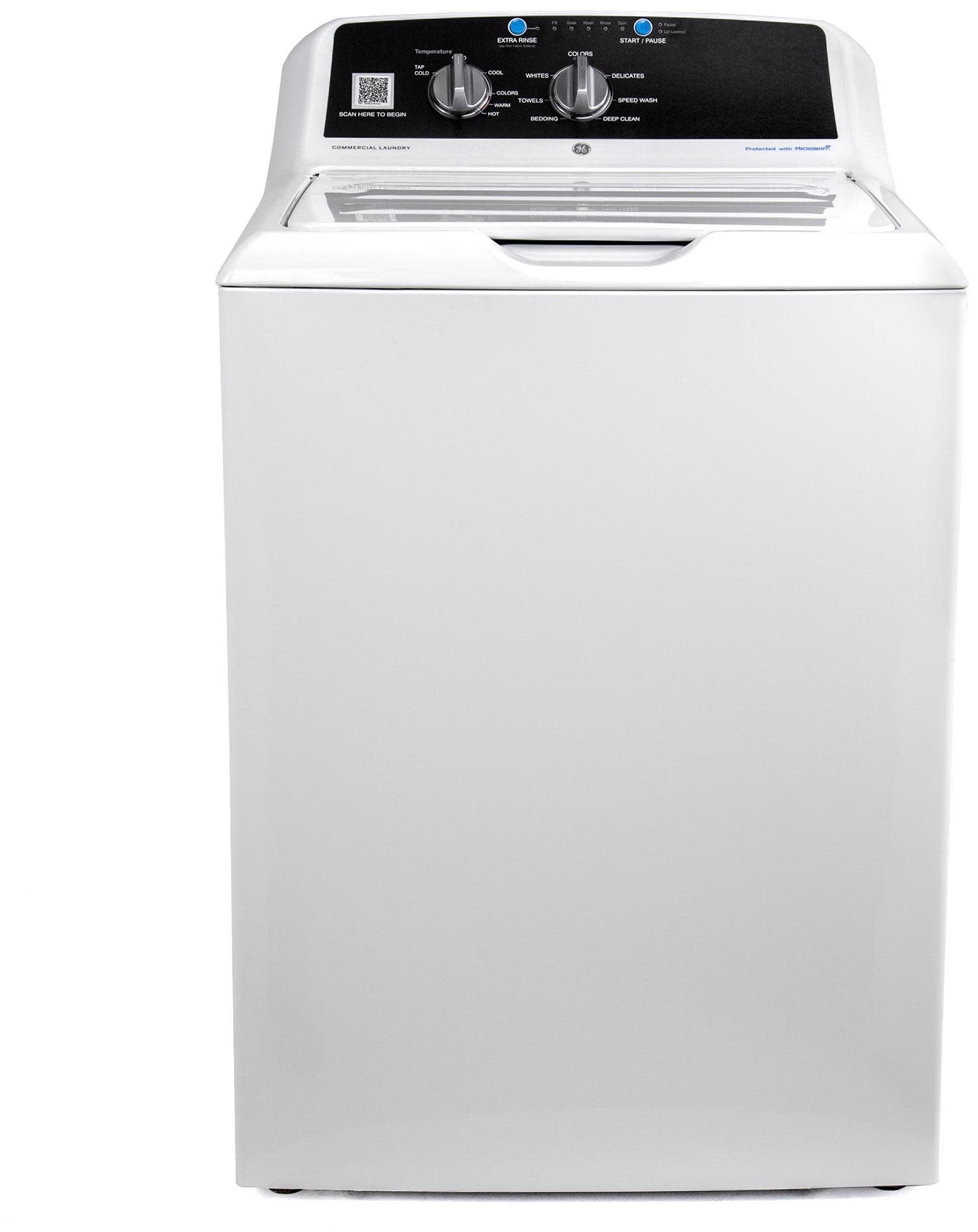 Photos - Washing Machine General Electric GE VTW525A 27 Inch Wide 4.2 Cu. Ft. Commercial Top Loading  with Antimicrobial Technology and Knob Controls W 