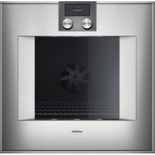 Gaggenau BO451611 400 Series 3.2 Cu. Ft. Single Electric Oven Stainless Steel / Left Hinge Cooking Appliances Wall Ovens Single Wall Ovens