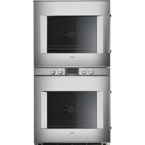 Gaggenau BX481611 400 Series 30 Inch Wide 9 Cu. Ft. Double Electric Oven Stainless Steel / Left Hinge Cooking Appliances Wall Ovens Double Wall Ovens