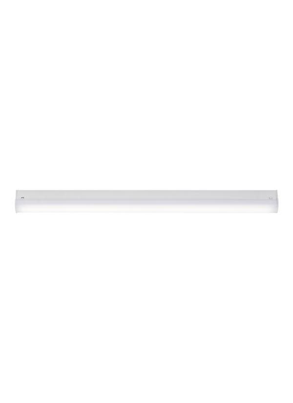 Generation Lighting 5720593S Bowan 23" Wide LED Flush Mount Linear Ceiling Fixture White Indoor Lighting Ceiling Fixtures Flush Mount