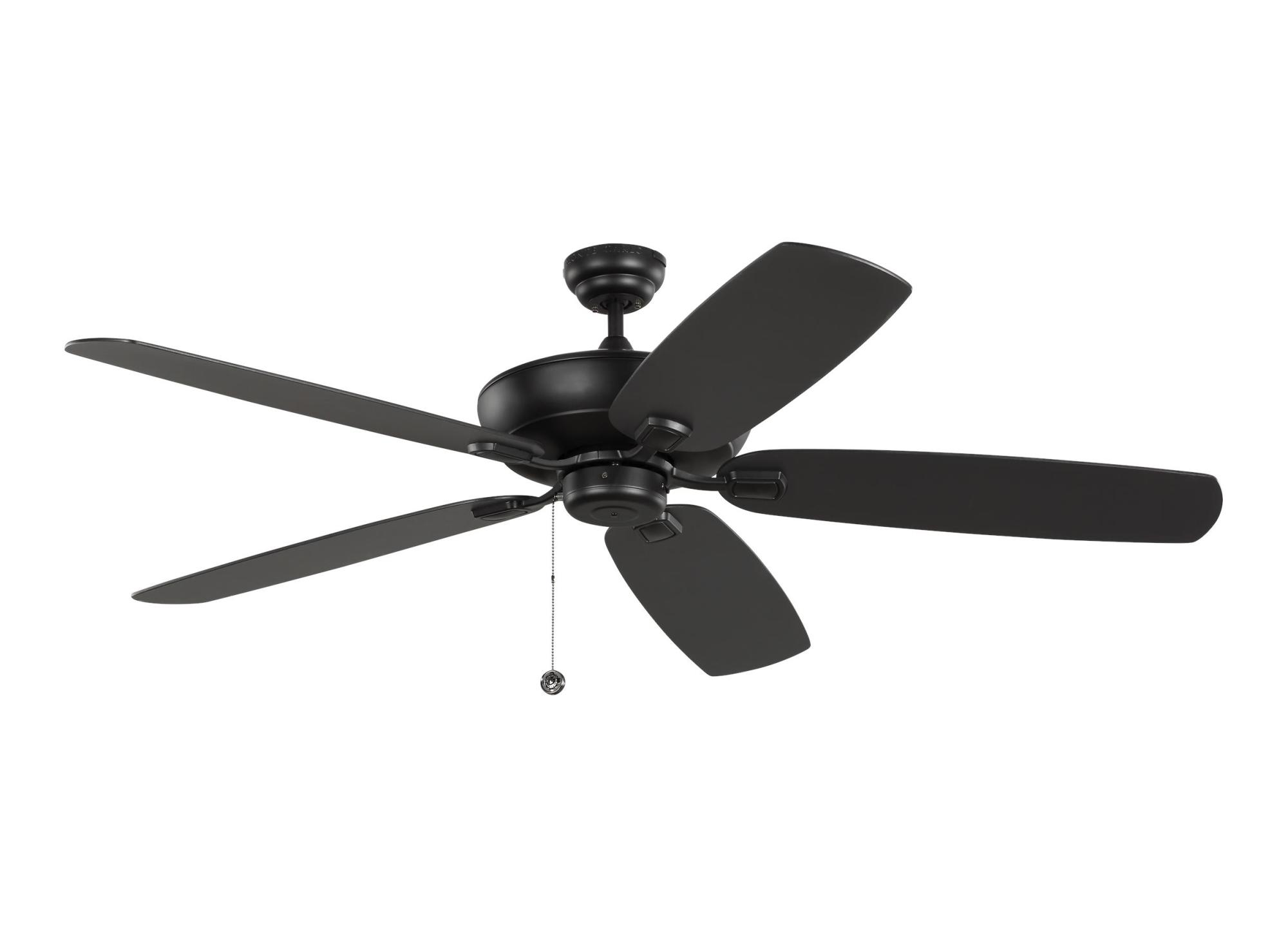 Photos - Fan Blade Generation Lighting 5CSM60 Colony 5  60" Indoor / Outdoor Ceiling  Midnight Black s Ceiling s Indoor Ceiling F 