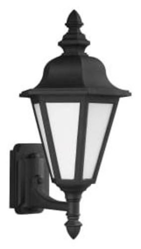 Photos - Floodlight / Street Light Brentwood Generation Lighting 89824EN3  20" Tall Outdoor Wall Sconce Black Outdoor Lighting Wall Sconces 89824EN3-12 