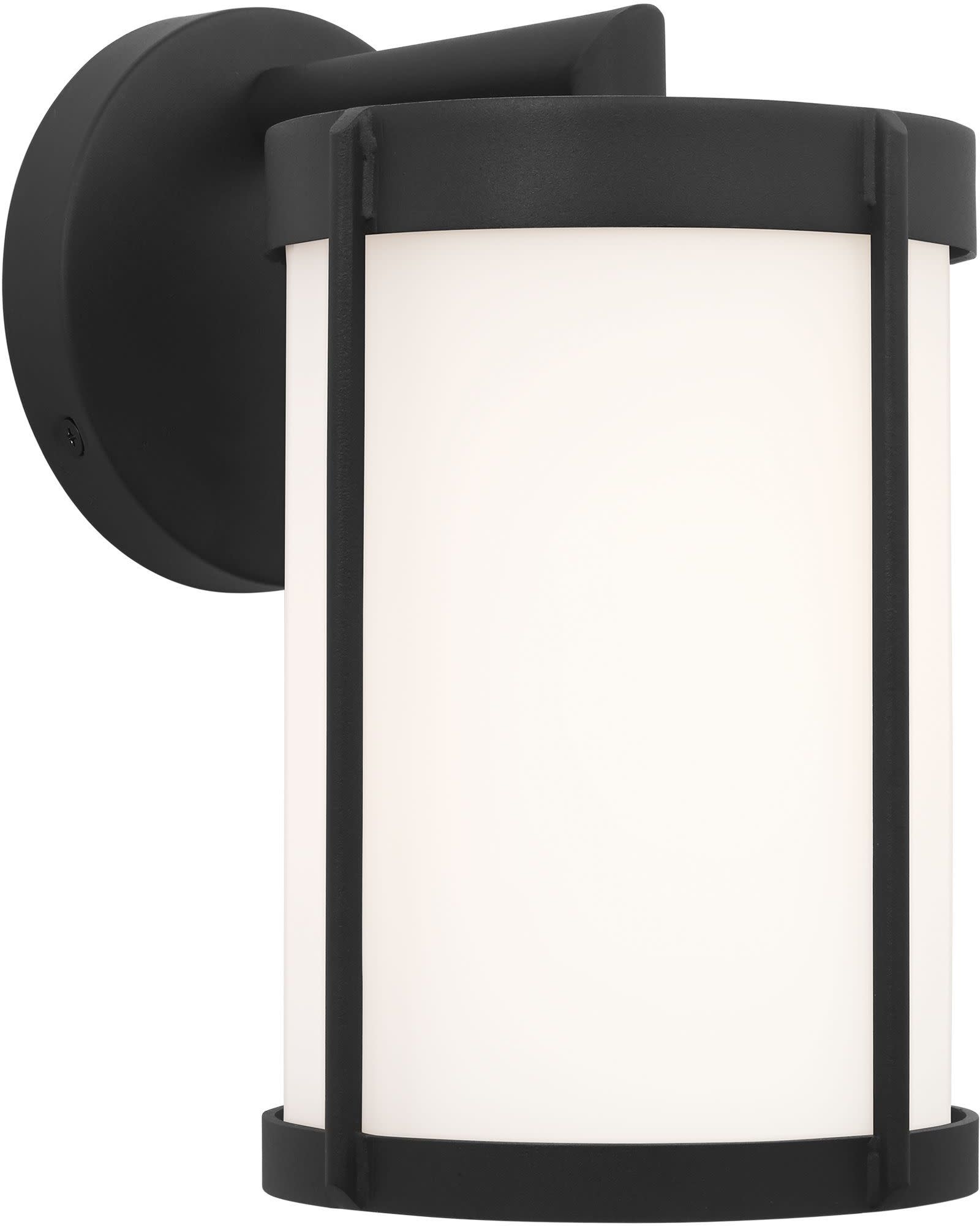 Photos - Floodlight / Street Light Generation Lighting GLO1091OE Luning 10" Tall Outdoor Wall Sconce Textured Black Outdoor Lighting Wall Sconces GLO1091OE-TXB