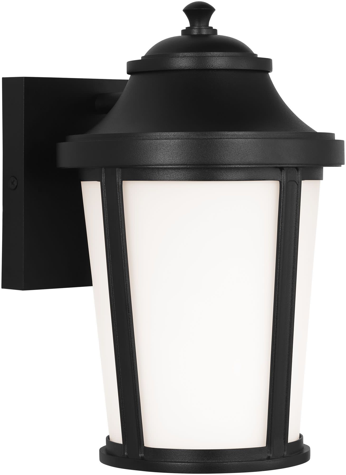 Photos - Floodlight / Street Light Generation Lighting GLO1141 Portola 11" Tall Outdoor Wall Sconce Textured Black Outdoor Lighting Wall Sconces GLO1141TXB