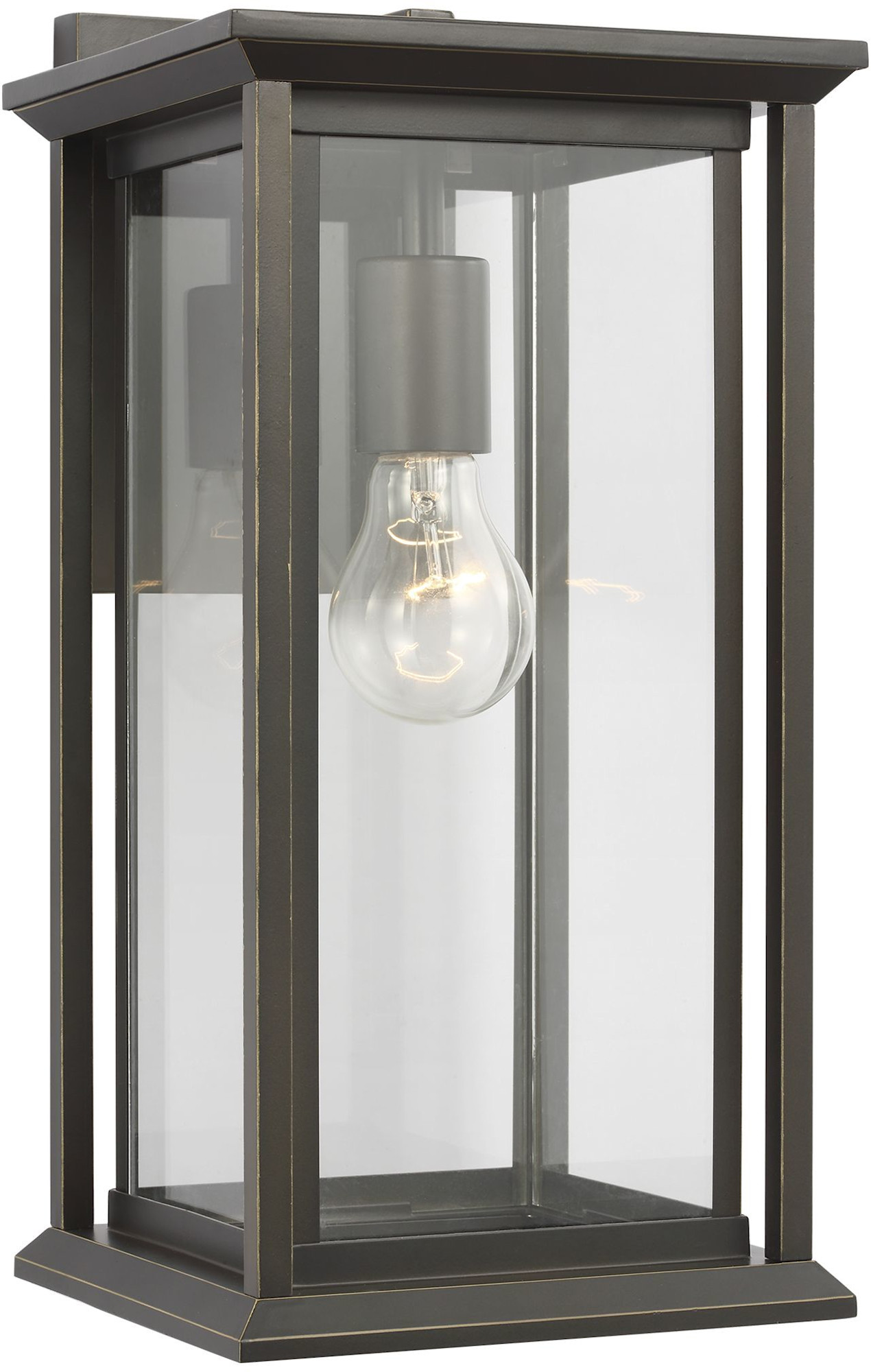 Photos - Floodlight / Street Light Bronze Gym Generation Lighting GLO1211C Audley 15" Tall Outdoor Wall Sconce Antique Bronze Outdoor Lighting Wall Sconces GLO1211C-ANBZ 