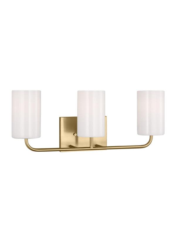Photos - Chandelier / Lamp Generation Lighting GLV1003EN3 Rhett 3 Light 22" Wide LED Vanity Light Satin Bronze Indoor Lighting Bathroom Fixtures Vanity