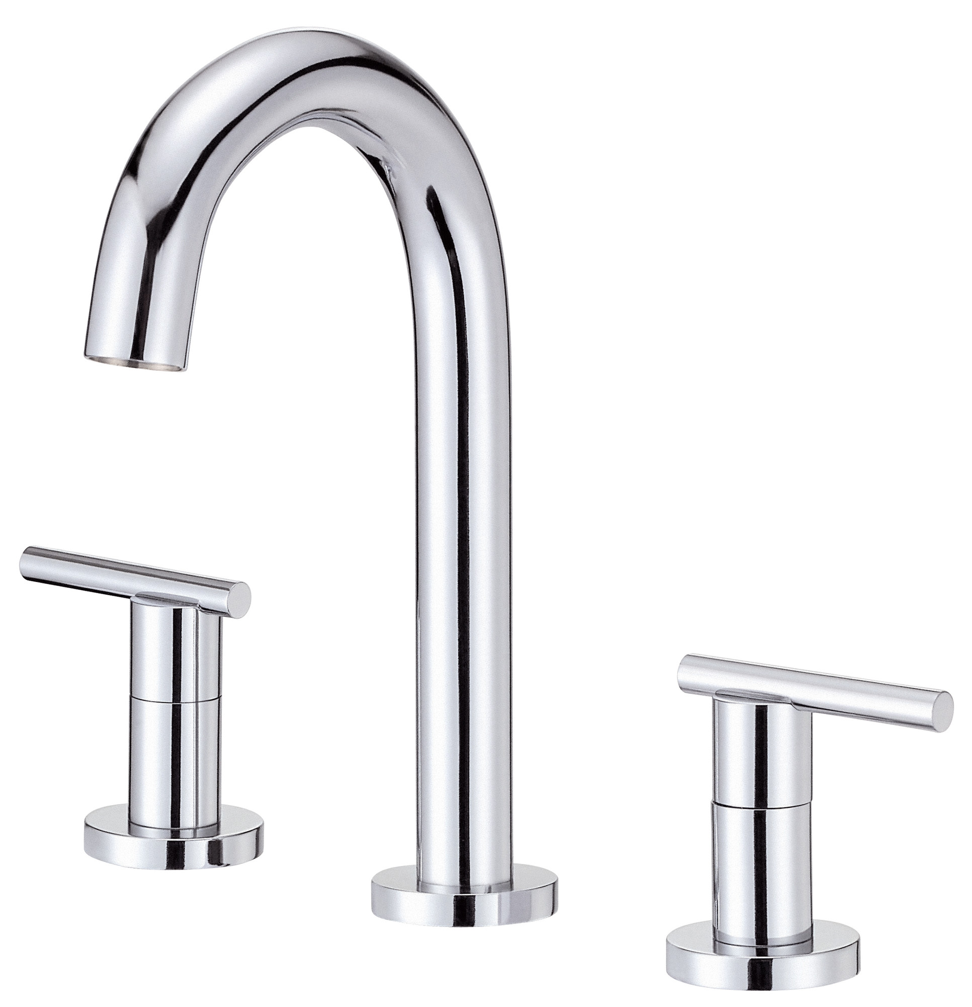 Photos - Tap Gerber D303658 Parma 1.2 GPM Deck Mounted Widespread Bathroom Faucet with Pop-Up Drain Assembly Chrome Faucet Bathroom Sink 