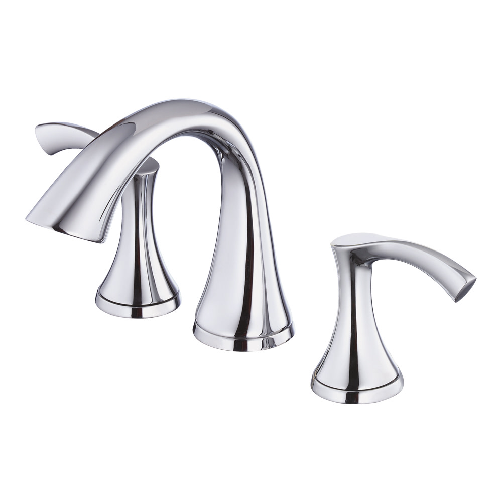 Photos - Tap Gerber D304222 Antioch 1.2 GPM Widespread Bathroom Faucet Chrome Faucet Bathroom Sink Faucets Double Handle 
