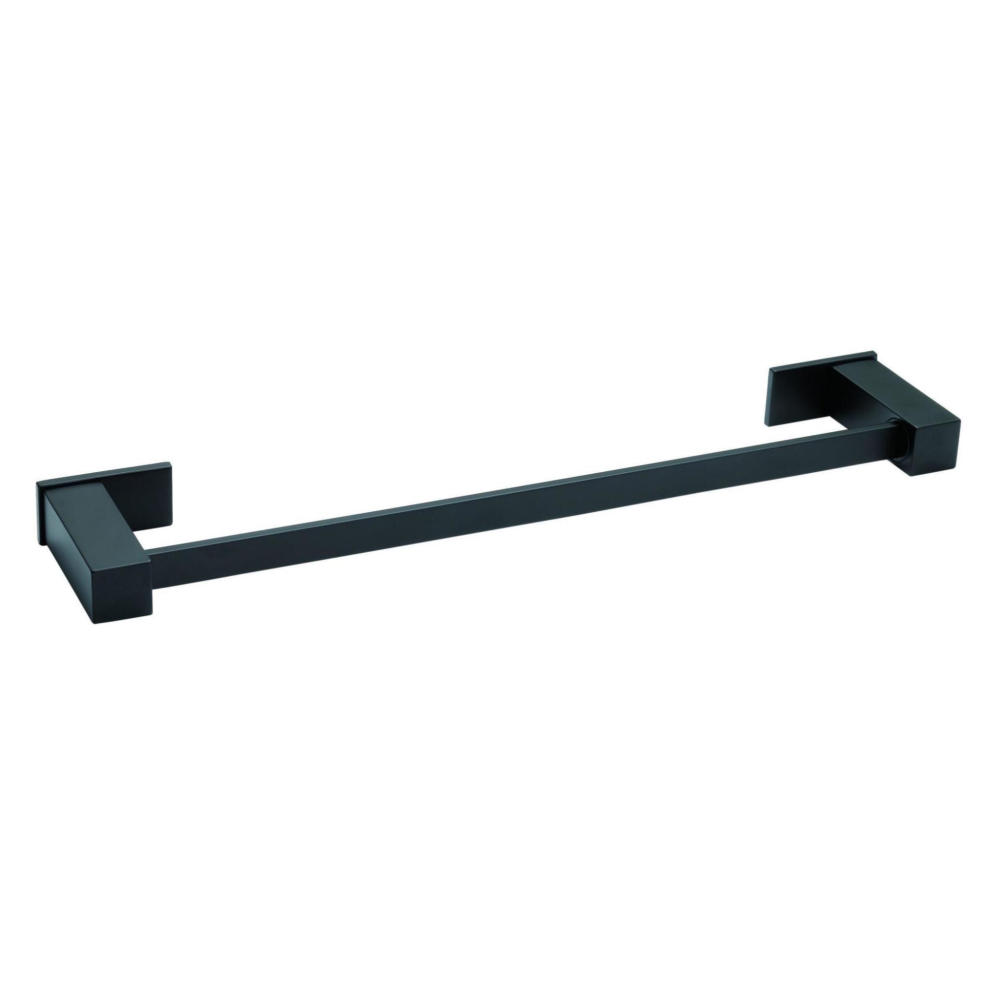 Photos - Towel Holder Gerber D446131 Sirius 18" Single Towel Bar Satin Black Bathroom Hardware and Accessories Bathroom Hardware Towel Bars D44613 